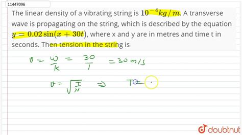 Linear density formula - CandraMae