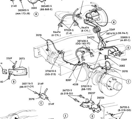 1993 ford ranger brake line diagram