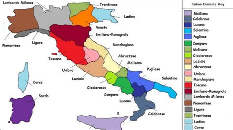 The Map of the Italian Languages