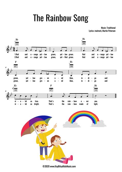 The Rainbow Song | Rainbow songs, Music lessons for kids, Elementary music lessons