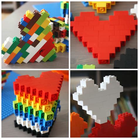 LEGO Heart Valentine's Day STEM Activity for Kids