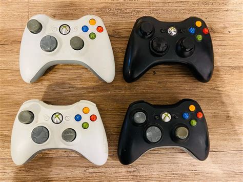 Xbox 360 Controller Black or White YOU CHOOSE / MULTIPLE GRADE B | eBay