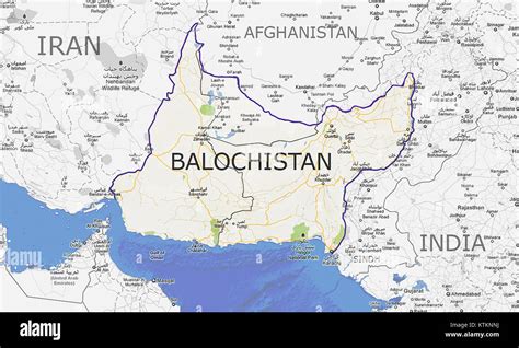 Balochistan Map Stock Photo - Alamy