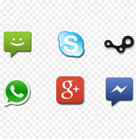 Android App Icons - Chat Apps Icons Png - Free PNG Images ID 126678 ...