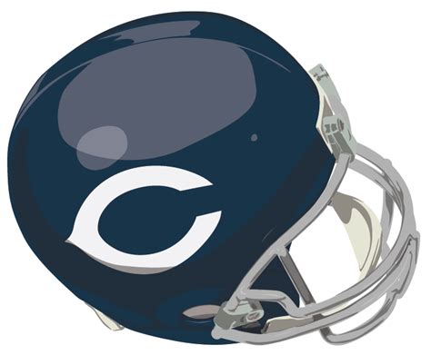 Chicago Bears helmet logo 1962-73 | Chicago bears helmet, Chicago bears ...