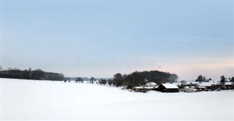Winter Scenery in Southern Germany Stock Image - Image of nature, farming: 34763823