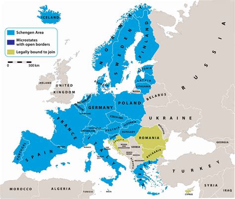 List of 27 Schengen Countries in Europe: Map, Details & Features