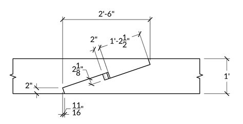 Scarf Joint With A Wedge - Timber Frame HQ