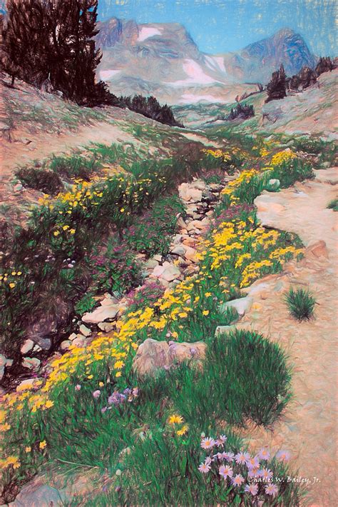 Digital Color Pencil Drawing of Paintbrush Canyon | Public d… | Flickr