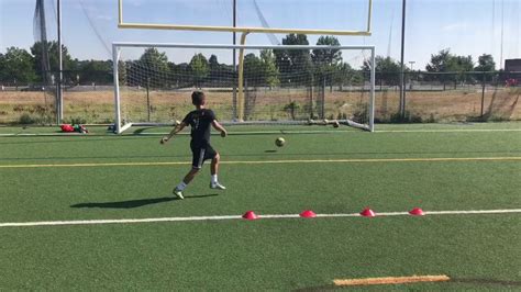 Soccer Striker drills. Improve your finishing - YouTube