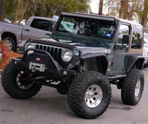 Jeep Wrangler TJ Sahara 35'S FOX METAL CLOAK CURRIE RIGID WARN