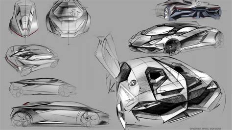 🥇 Design lamborghini sketches concept art wallpaper | (118155)