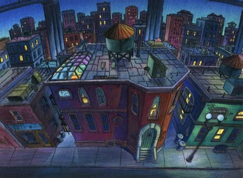 How 'Hey Arnold!' Built the Greatest Cartoon City | Hey arnold, City cartoon, Cartoon background