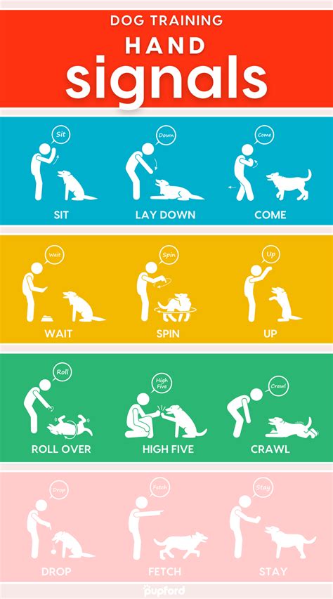 Dog obedience hand signals chart - tctolf