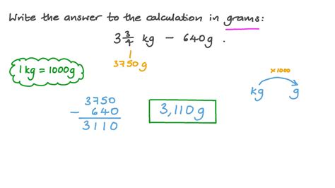 Grams To Kilograms Conversion Examples | vlr.eng.br