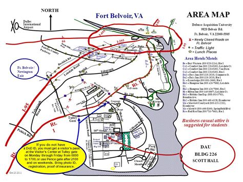 Fort Belvoir Virginia Map | Map Of Us Western States