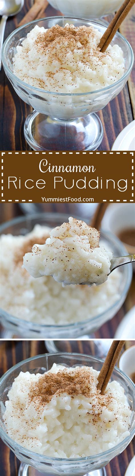 Cinnamon Rice Pudding - Recipe from Yummiest Food Cookbook