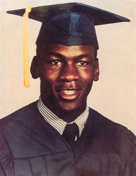 High School Graduation (1980/81) | Michael jordan high school, Michael jordan pictures, Michael ...