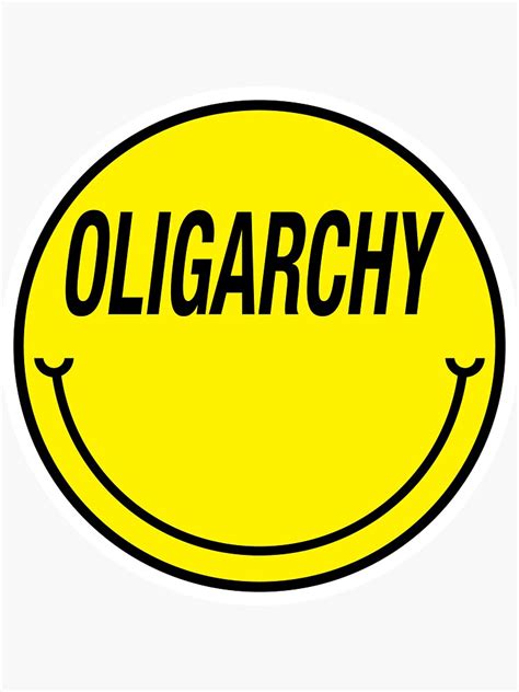 "Oligarchy" Sticker by pkfortyseven | Redbubble