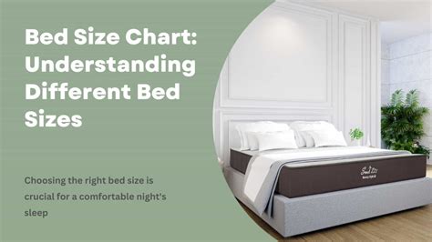 Bed Size Chart: Understanding Different Bed Sizes – Sweet Zzz Official