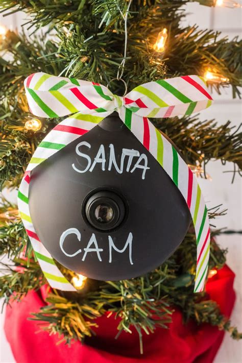 DIY Santa Cam Ornament