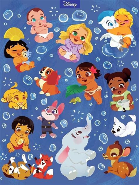 Disney presenta a sus protagonistas de bebés ¡y son adorables!