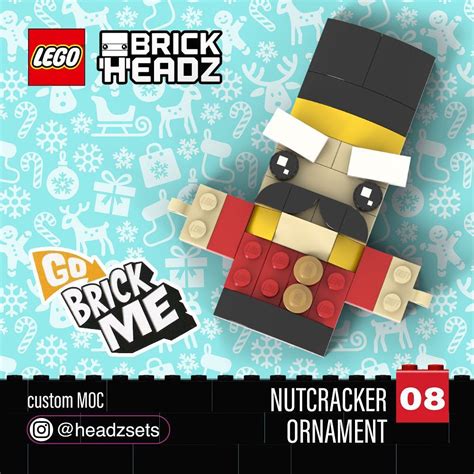 Headzsets - Lego BrickHeadz on Instagram: “Day 8 of my Go Brick Me BrickHeadz Ornaments, a ...