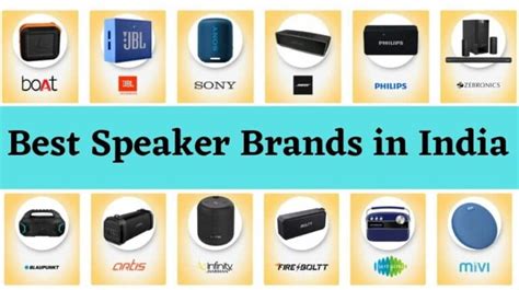 Best & Top 10 Speaker Brands In India In 2022