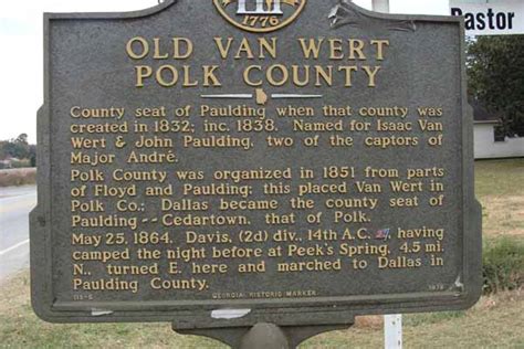 Old Van Wert-Polk County - Georgia Historical Society