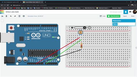 Lighting an LED using Photoresistor and Arduino UNO. - YouTube