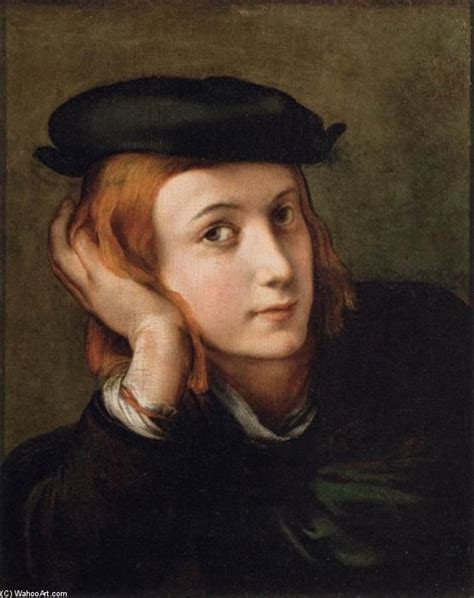 Parmigianino - retrato de un juventud | Portrait, Paris canvas, Artist