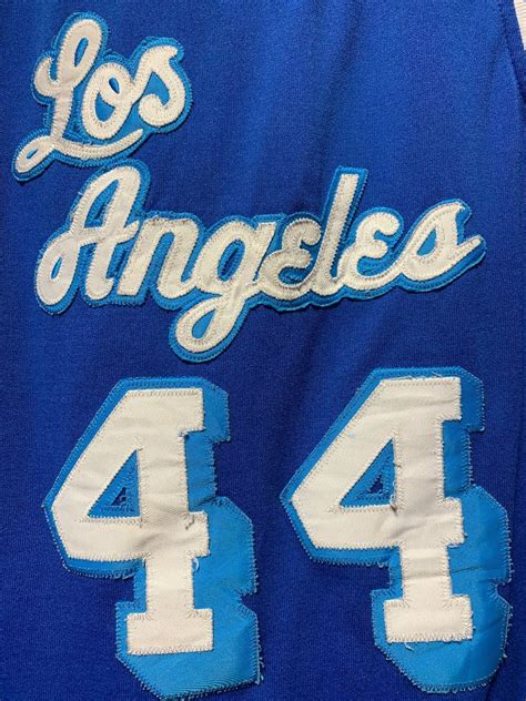 Throwback Nba Los Angeles Lakers Basketball Jersey #44 West As-is ...