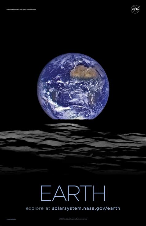 Earth Poster - Version C | Solar System Exploration: NASA Science