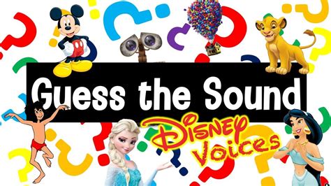 Guess the Disney Characters | 30 Disney Voice Quiz | Disney Trivia - YouTube