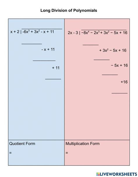 Free polynomial long division worksheet pdf, Download Free polynomial long division worksheet ...