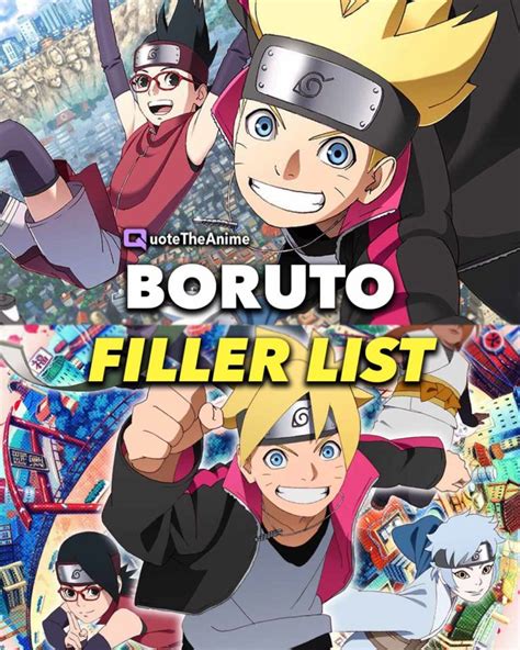 COMPLETE Boruto Filler List (EASY TO FOLLOW) - QTA