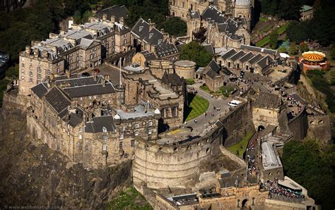 Edinburgh Castle from the air | aerial photographs of Great Britain by Jonathan C.K. Webb