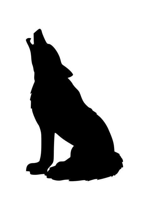 Wolf Silhouette Transparent at GetDrawings | Free download