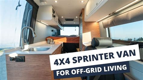 SPRINTER VAN TOUR - My 3rd Custom 4x4 Sprinter Van Conversion (Built by Outside Van) - YouTube