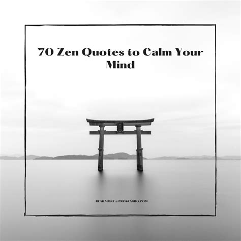 70 Zen Quotes to Calm Your Mind - ProKensho