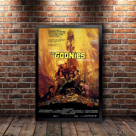 The Goonies Movie Poster Framed and Ready to Hang. | Etsy