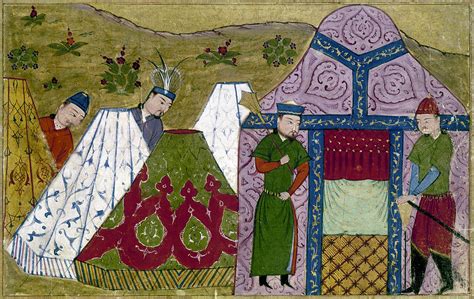 Genghis Khan (1162-1227) Painting by Granger