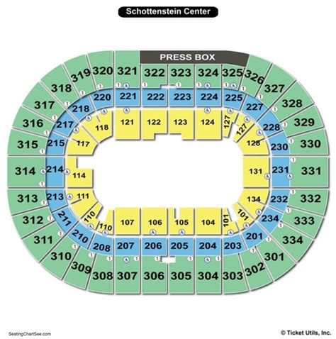 Value City Arena – Schottenstein Center Seating Chart | Seating Charts ...