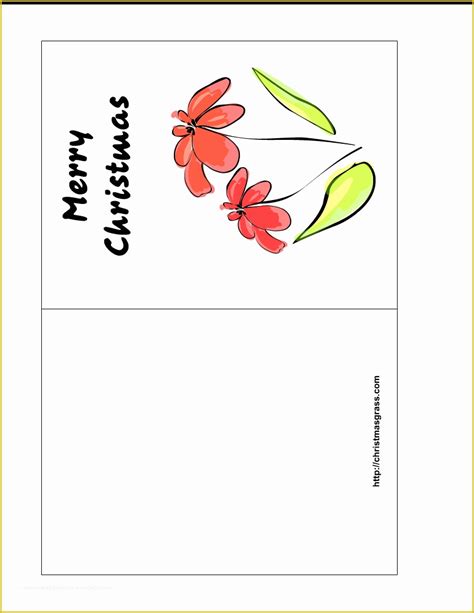 Free Online Greeting Card Templates Of 12 Blank Half Fold Card Template ...