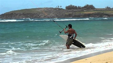 Kite Surfing in Kauai Hawaii - YouTube