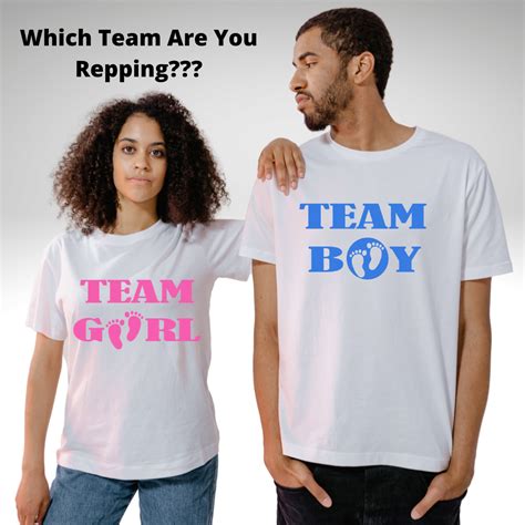 Gender Reveal Team Girl T-Shirts – Demo's Creations LLC