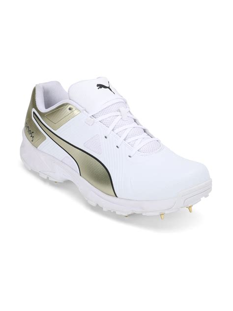 Buy Virat Kohli X PUMA One8 Men White Spike 19.1 Gold Collectors ...