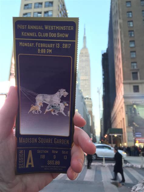 Went to the Westminster Dog Show... Even their tickets were lavish. : r ...