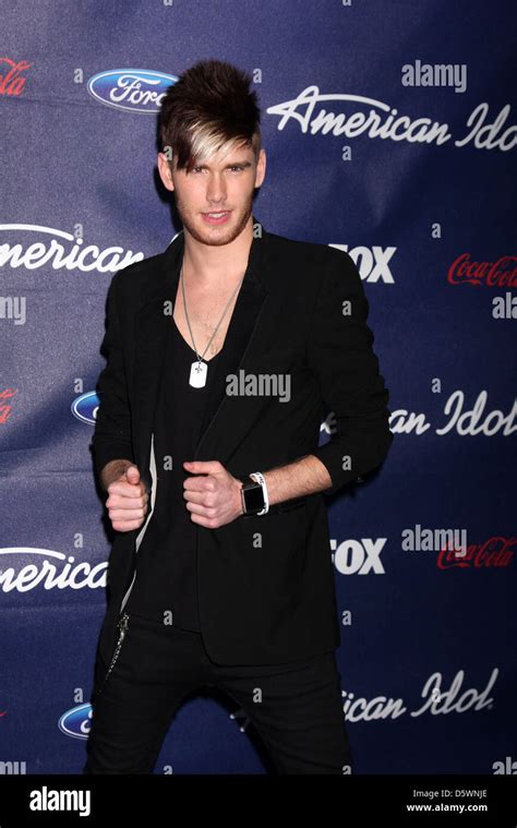 Colton Dixon The American Idol Season 11 Top 13 Party held at the The Grove Parking Structure ...