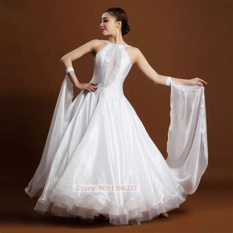 Ballroom Dance Dresses Women New Sexy Backless Standard Waltz Dancing ...